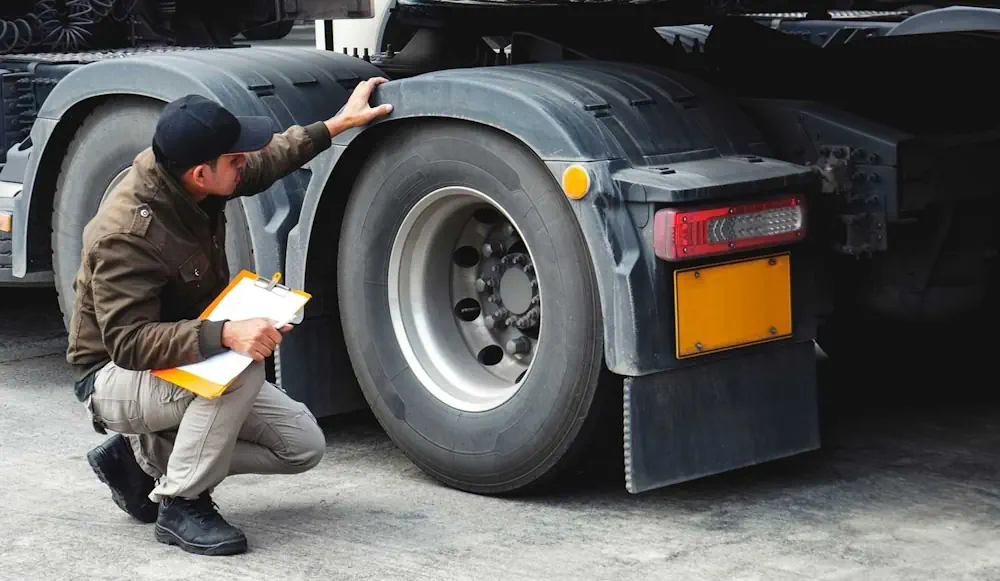 سلامت لاستیک کامیون